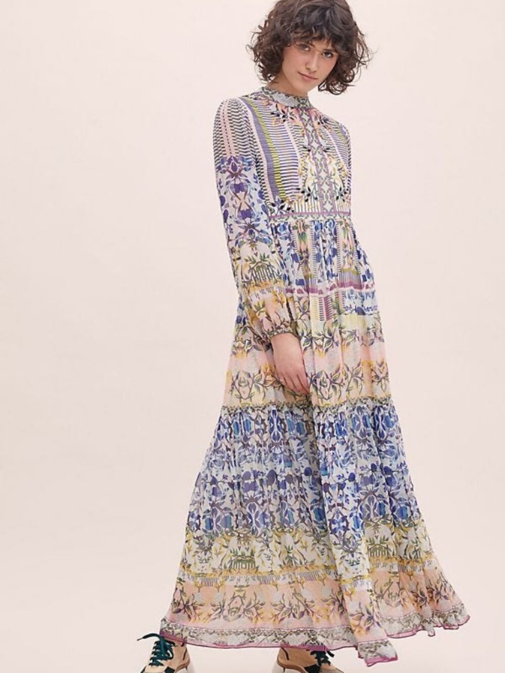 NWT Anthropologie Bhanuni by Jyoti Anastasia Maxi Dress 18W - Picture 12 of 16